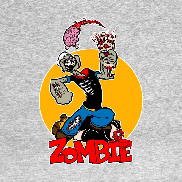 Zombie The Sailor Man by TeeLabs